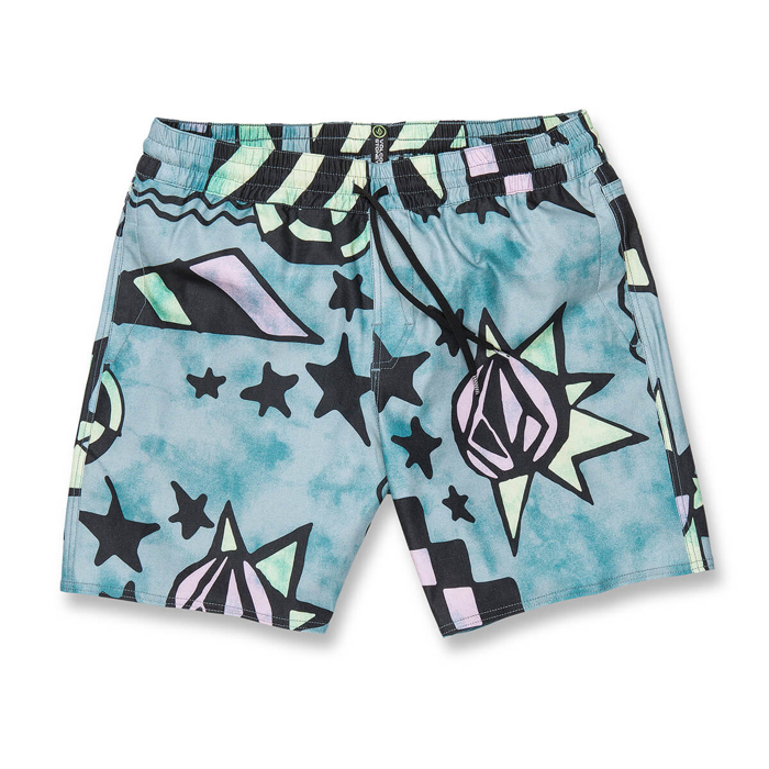 VOLCOM CHLORINE KILLER STONEY TRNK 17 TEMPLE TEAL S