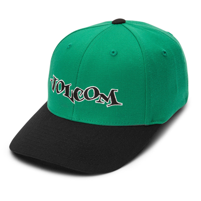 VOLCOM DEMO FLEXFIT KID HAT SYNERGY GREEN UNI