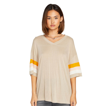 VOLCOM PLAYER H8R T-SHIRT TAUPE XS
