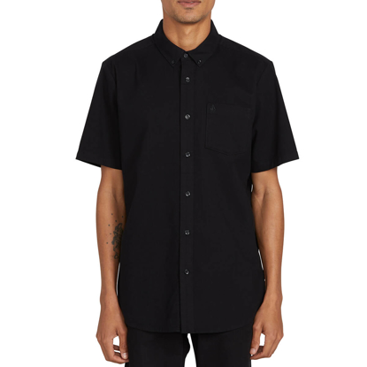 VOLCOM EVERETT OXFORD SS NEW BLACK S