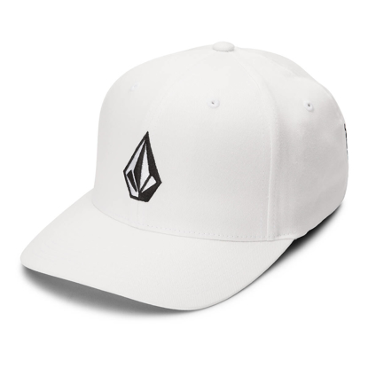 VOLCOM FULL STONE FLEXFIT HAT WHITE L/XL