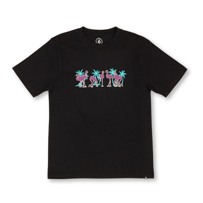 VOLCOM FLAMINGBROS KID T-SHIRT BLACK S