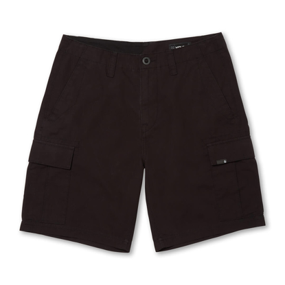 VOLCOM MARCH CARGO SHORT BLACK 38