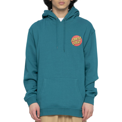 SANTA CRUZ CLASSIC DOT CHEST PULLOVER HOODIE VERDIGRIS S