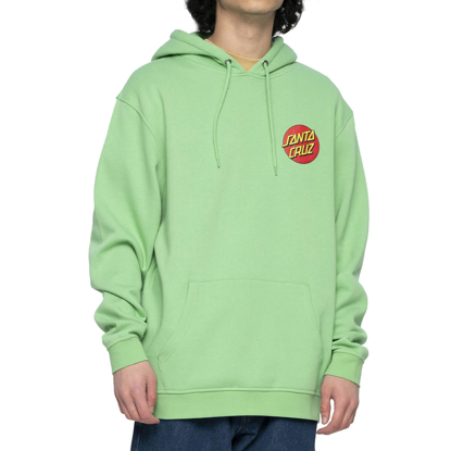 SANTA CRUZ CLASSIC DOT CHEST PULLOVER HOODIE APPLE MINT S