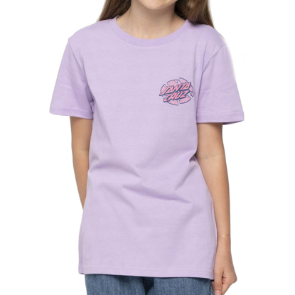 SANTA CRUZ RIGID SCREAMING HAND T-SHIRT DIGITAL LAVENDER 12-14