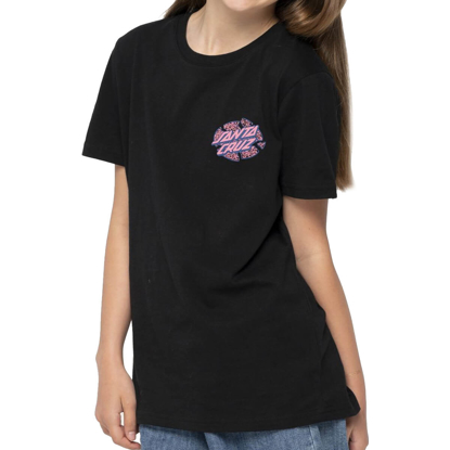 SANTA CRUZ RIGID SCREAMING HAND T-SHIRT BLACK 8-10
