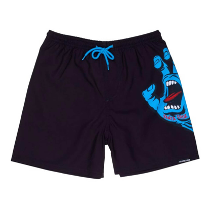 SANTA CRUZ YOUTH SCREAMING HAND SWIMSHORT BLACK 8-10
