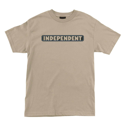 INDEPENDENT BAR LOGO T-SHIRT SAND M