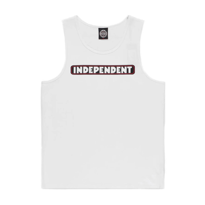 INDEPENDENT BAR LOGO VEST WHITE S