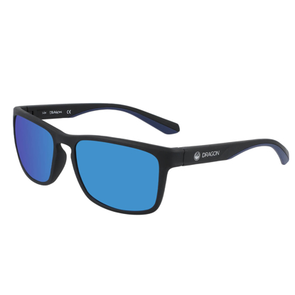 DRAGON BLAISE LL ION MATTE BLACK/LUMALENS BLUE ION UNI