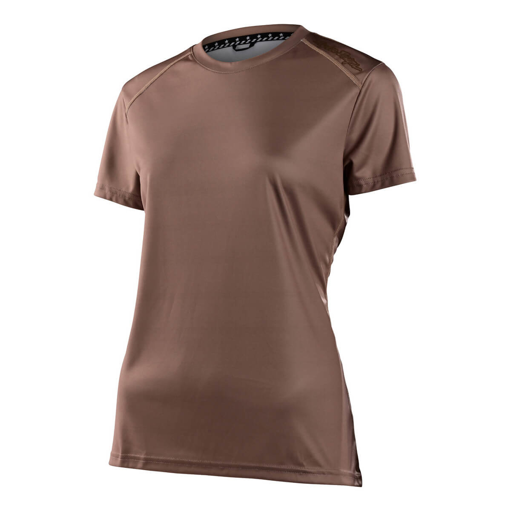 TROY LEE DESIGNS WOMENS LILIUM SS JERSEY COFFEE S