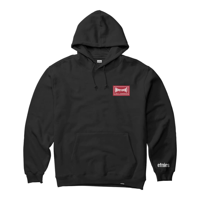 ETNIES INDEPENDENT LABEL PULLOVER HOODIE BLACK M