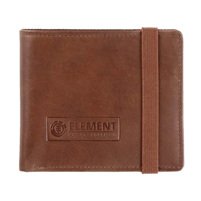 ELEMENT STRAPPER LEATHER WALLET BROWN UNI