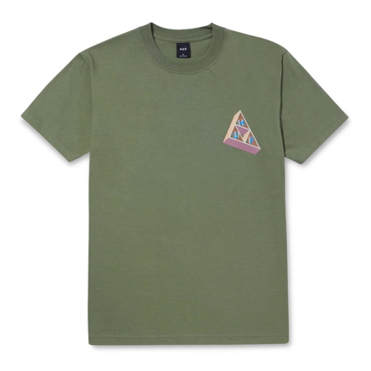 HUF BASED TT T-SHIRT OLIVE M