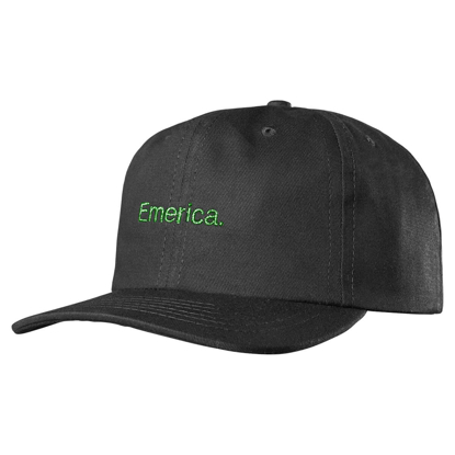 EMERICA PURE GOLD DAD HAT BLACK/GREEN UNI