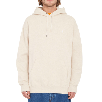 VOLCOM SINGLE STONE PULLOVER HOODIE WHITECAP GREY S