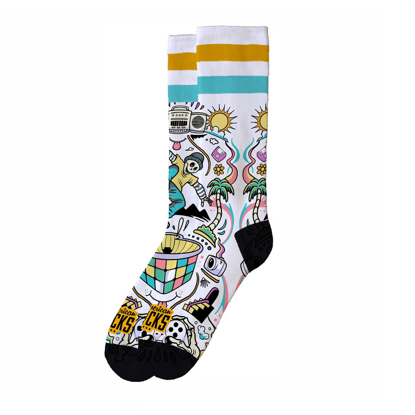 AMERICAN SOCKS BOWL - MID HIGH MULTI S/M