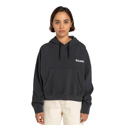 ELEMENT LOGO W PULLOVER HOODIE FLINT BLACK XS/6