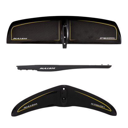 NAISH S27 JET FOIL MA SEMI-COMPLETE (NO MAST) BLACK 850