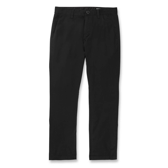 VOLCOM FRICKIN SLIM STRETCH PANTS BLACK 32
