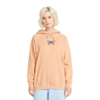 VOLCOM TRULY STOKED BF PULLOVER HOODIE CLAY XS