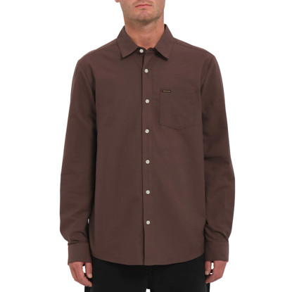 VOLCOM VEECO OXFORD LONGSLEEVE PUMICE M