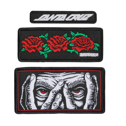 SANTA CRUZ DRESSEN EYES ROSES PATCH SET MULTI UNI