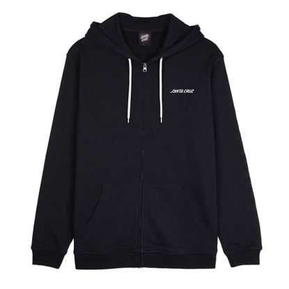 SANTA CRUZ SCREAMING FLASH ZIP HOOD BLACK M