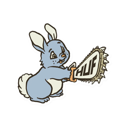 HUF BAD HARE DAY STICKER VINTAGE VIOLET UNI