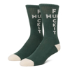 HUF STRIKE THROUGH CREW SOCK PINE UNI