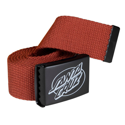 SANTA CRUZ MONO LINED OVAL DOT BELT TERRACOTTA UNI