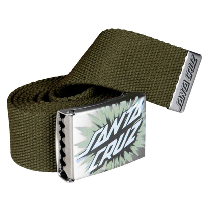 SANTA CRUZ BURST OVAL DOT BELT SEA KELP UNI