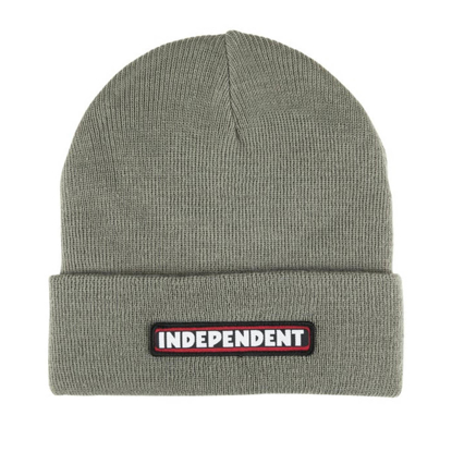 INDEPENDENT BAR LOGO BEANIE CEMENT UNI