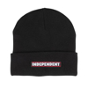 INDEPENDENT BAR LOGO BEANIE BLACK UNI