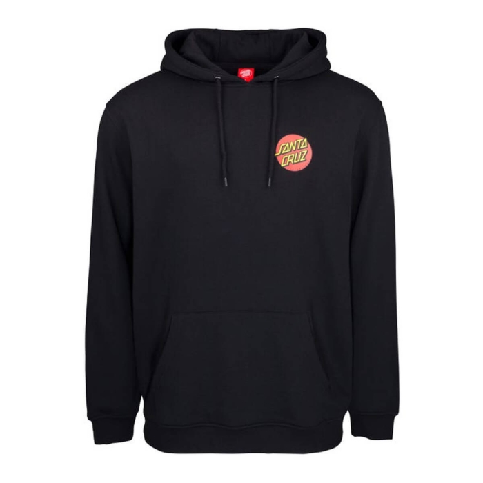 SANTA CRUZ CLASSIC DOT CHEST HOOD BLACK XL