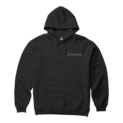 EMERICA THIS IS SKATEBOARDING HOODIE BLACK L