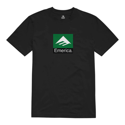 EMERICA CLASSIC COMBO TEE BLACK L