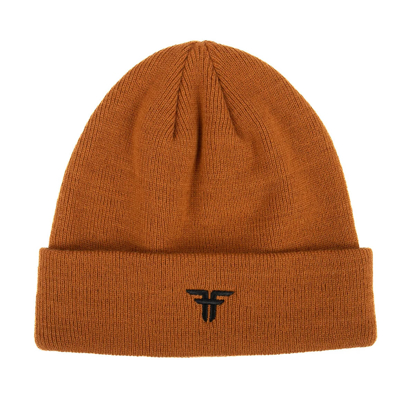 FALLEN TRADEMARK EMBROIREDED BEANIE BROWN UNI