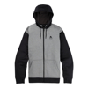 BURTON MEN'S BURTON OAK FULL-ZIP HOODIE GRAY HEATHER/TRUE BLACK M