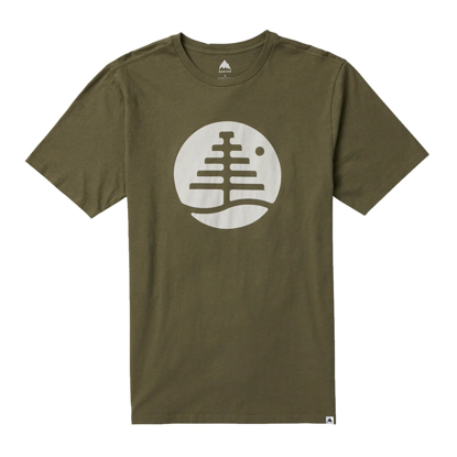 BURTON FAMILY TREE SHORT SLEEVE T-SHIRT FOREST MOSS L