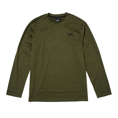 RVCA C-ABLE WAFFLE CREW OLIVE L