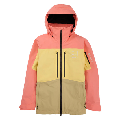 BURTON  [AK] SWASH GORE-TEX 2L JACKET REEF PINK/BUTTERMILK/MUSHROOM M