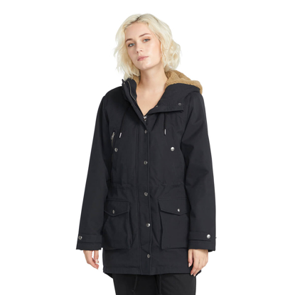 VOLCOM WALK ON BY 5K PARKA BLACK S