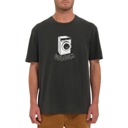 VOLCOM VOLWASHER WOWZER POLO T-SHIRT BLACK XL