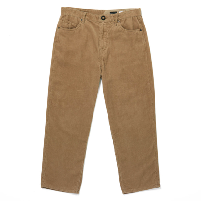 VOLCOM BILLOW TAPERED CORD PANTS KHAKI 34