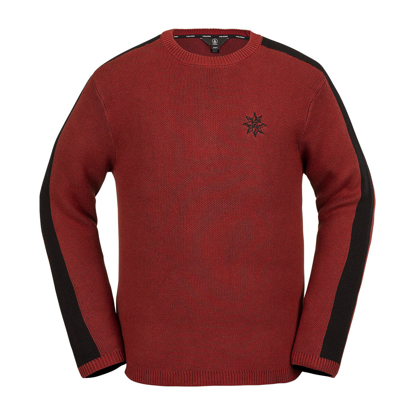 VOLCOM RAVELSON SWEATER MAROON M