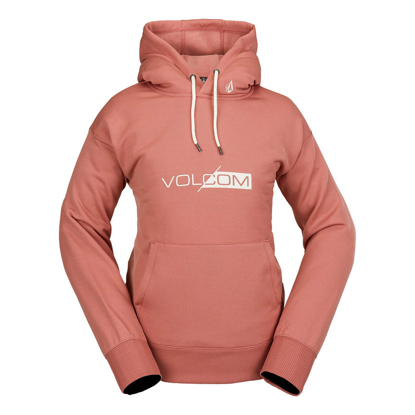 VOLCOM CORE HYDRO HOODIE EARTH PINK S