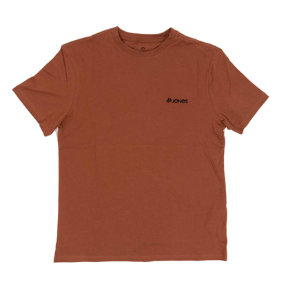 JONES SIERRA ORGANIC COTTON T-SHIRT TERRACOTTA L