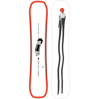 BURTON GOOD COMPANY SNOWBOARD 155 NO COLOR 155